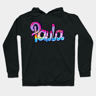 Paula girls first name in pink personalised personalized customized name Paula Hoodie